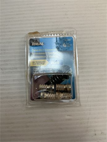 Connecteurs F à visser RG-6 (paquet de 4)