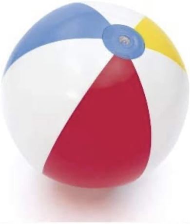 Ballon plage multicolore 13 po
