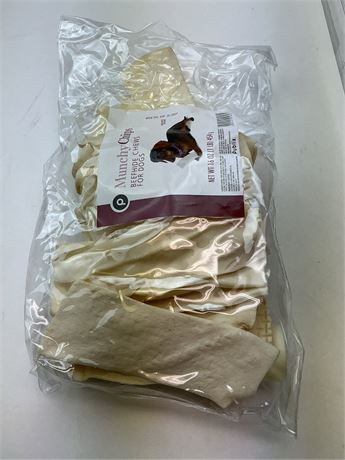 Os à mâcher en cuir brut Munchy Chips pour chiens