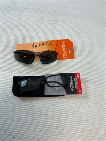 Lunettes lecture 3.0 noir + étuis ET lunettes de soleil sans vue