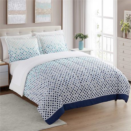 KING - Ens. 6 pcs - édredon Sweet Home Collection uni 4 saisons doux duvet