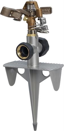 Arroseur Orbit 56946 tête à impact laiton robuste ajustable 360°