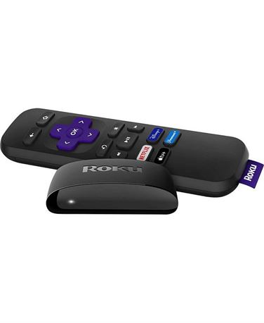 Lecteur multimédia streaming Roku Express avec télécommande noir