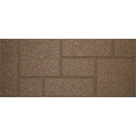 PAQUET DE 4 Marche d'escalier Envirotile Cobblestone terre 10 x 24 po