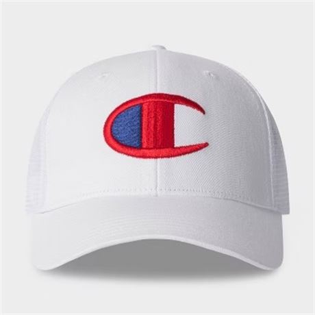 Casquette trucker adulte Champion Logan sergé - blanche