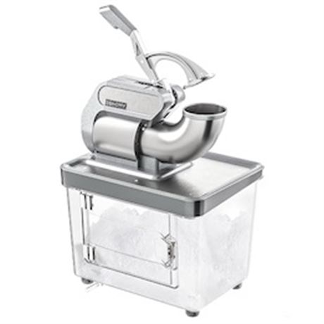 Broyeur à glace commercial EUHOMY approuvé ETL, machine à glaces 2 lames