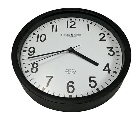 LIRE DESCRIPTION - Horloge Sterling & Noble