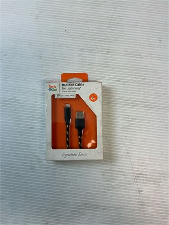 Câble Lightning tressé TG4 6 pi