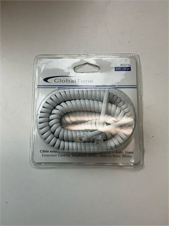 Rallonges téléphone 25 pi - lot de 12