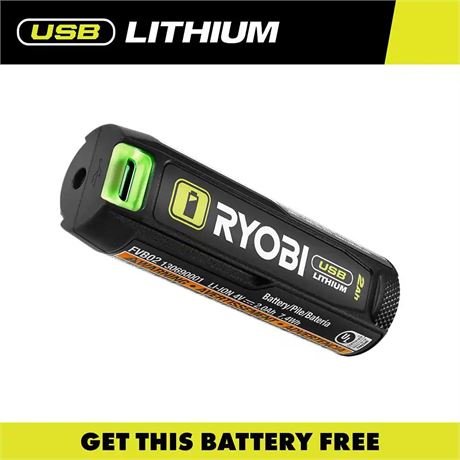 Batterie USB rechargeable RYOBI 2,0 Ah