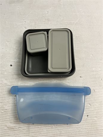 Contenants alimentaires + sacs Ziploc