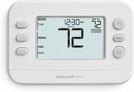 Thermostat programmable Honeywell Home neuf, monoétage, 1 chauf./1 clim.