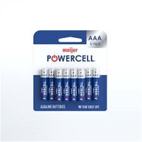 Piles AAA Meijer Powercell