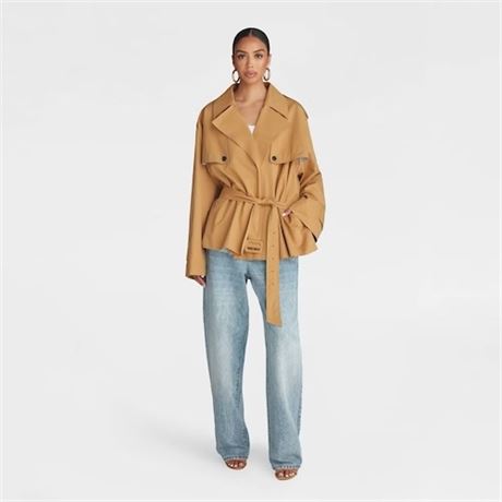 S - NWOT trench court ceinturé KBB by KAHLANA femmes