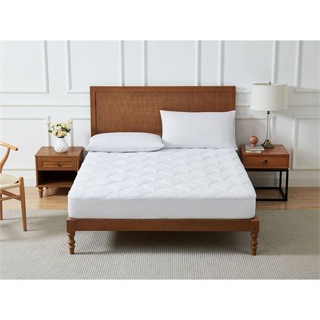 DOUBLE - Surmatelas Stearns & Foster True Luxury, blanc
