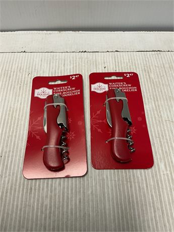 Tire-bouchon de sommelier - paquet de 2