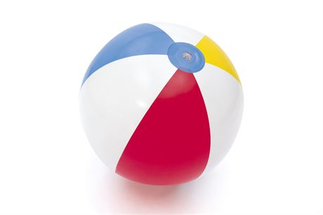 Ballon plage multicolore 20 po