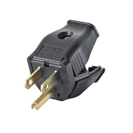 LOT DE 6 -Fiche Leviton 3W101-749 15 A 125 V 2 pôles 3 fils mise terre résident.