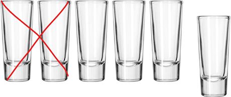 Verres à shooter Libbey, ens. de 4