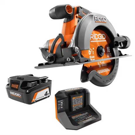 PIÈCES MANQUANTES - Ensemble scie circulaire RIDGID 18V 6-1/2 po