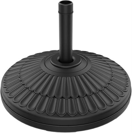 Base parasol patio ronde HDPE wikiwiki 90 lb à remplir eau/sable