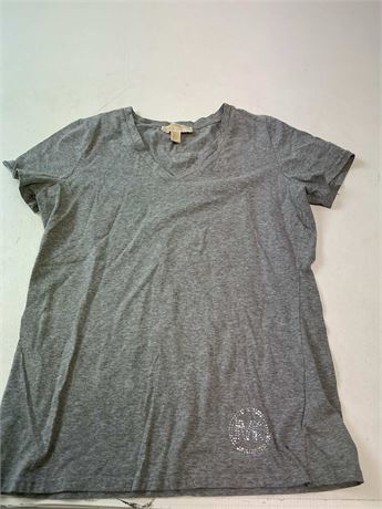 T-shirt Michael Kors V-Neck strass femme L