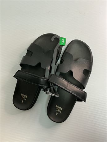 Sandales noires Time and Tru femme 9
