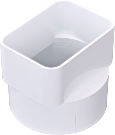 Adaptateur descente pluviale NDS 9P06 PVC 3x4 à 4 po