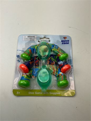 Jeu de plongée avec lunettes