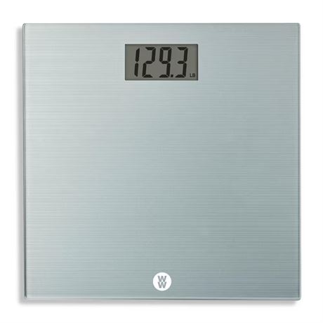 Balance en verre WW métal brossé grand écran LCD