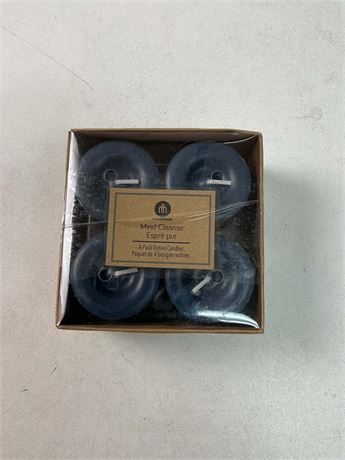 Bougies parfumées Mine Cleanse nuit lot de 4