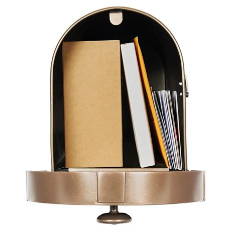 Boîte aux lettres bronze grand format