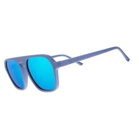 Lunettes soleil goodr Retro G Roller Rink Royalty carrées - bleues