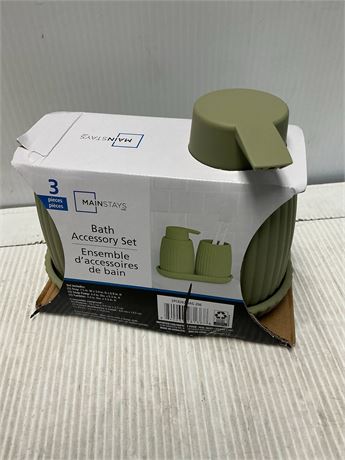 Distributeur savon Mainstays vert plastique antidérapant