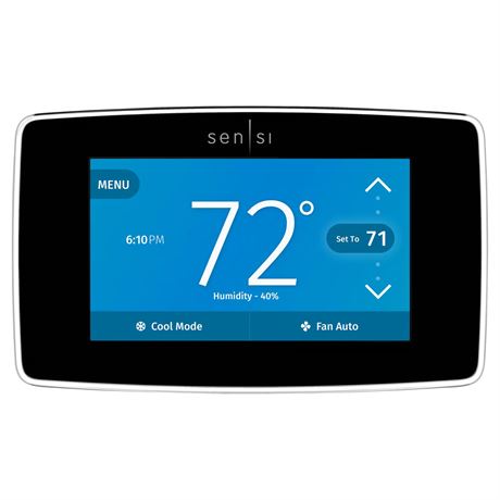 Thermostat intelligent Sensi à écran tactile Wi-Fi intégré