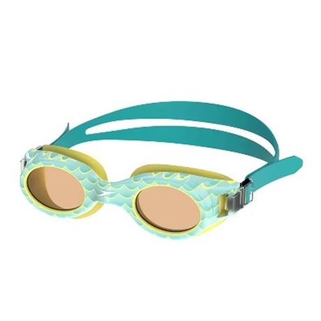 Lunettes natation Speedo Junior Glide Print - turquoise 6-14 ans polyc.