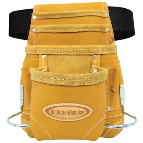 Pochette en cuir à 10 poches avec ceinture