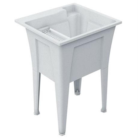 LIRE DESCRIPTION Cuve à lessive RuggedTub polypropylène granite 24x 22 x 34,25po
