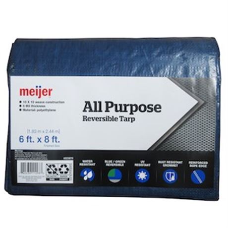 Bâche réversible Meijer 6 x 8 pi