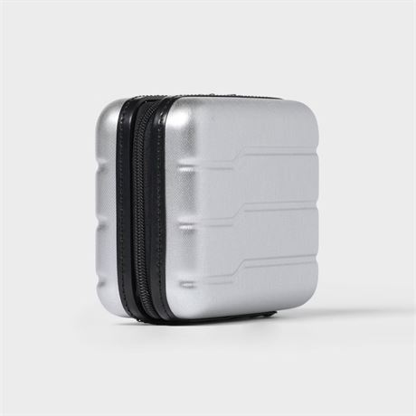 Trousse de voyage rigide Open Story argent