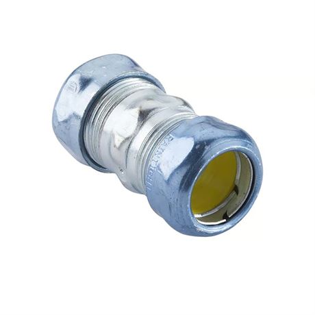 PAQUET DE 5 - Raccord compression étanche pluie Halex acier pour EMT