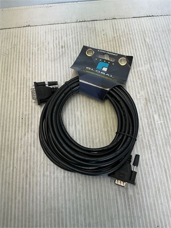 Câble SVGA 15 pi mâle à mâle HDB15 moulé