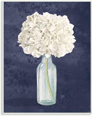 Toile bouquet floral bleu Stupell Industries