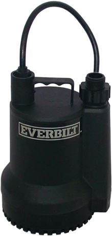 VOIR PHOTOS - Pompe utilitaire en plastique Everbilt SUP54-HD 1/6 HP
