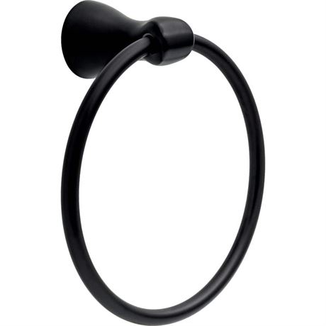 Anneau à serviette mural rond fermé Foundations accessoire bain mat