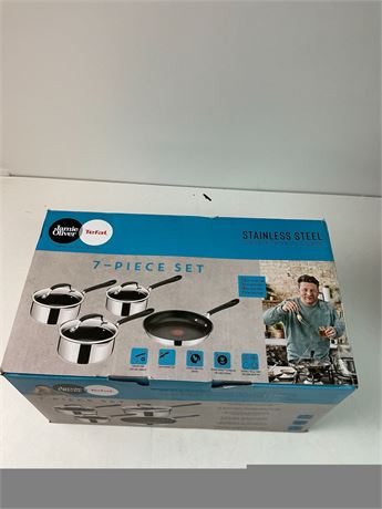 Tefal — Batterie de cuisine Jamie Oliver Cook’s Direct 5 pièces