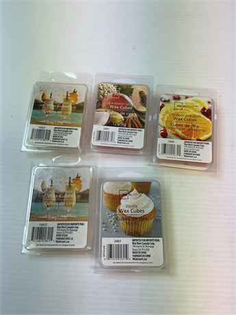 Cubes de cire parfumée Mainstays – lot de 5 assortis