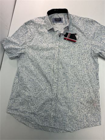 Chemise bleu blanc homme Modern English XL