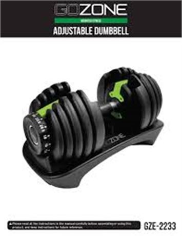 Haltère réglable Gozone 52,5 lb