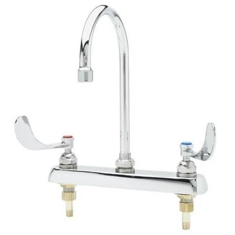 Robinet commercial T&S Brass montage comptoir 8 po